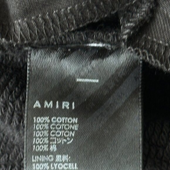 Amiri Black & Red Core Logo Sweatpants - Picture 4 of 4